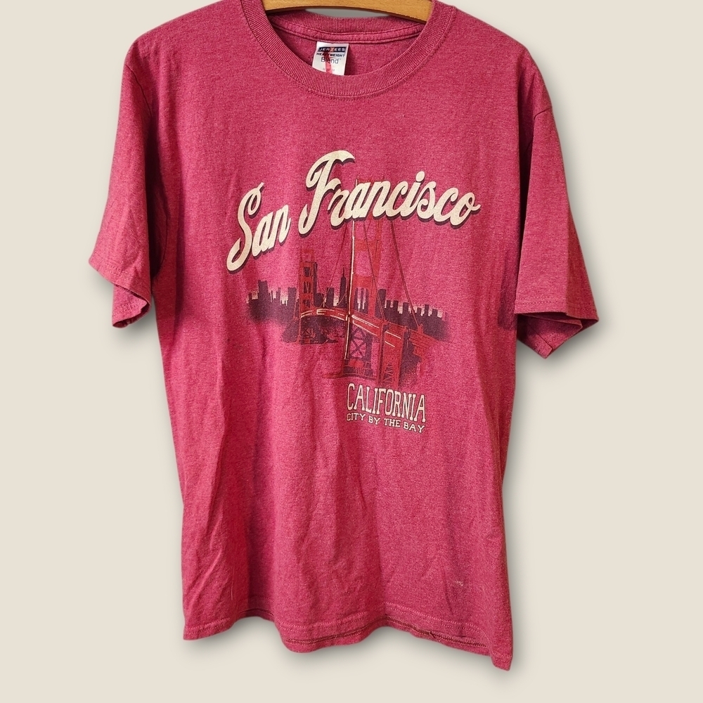 Red San Francisco Graphic T-Shirt Sz M